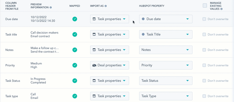 mapping-page-activities-import