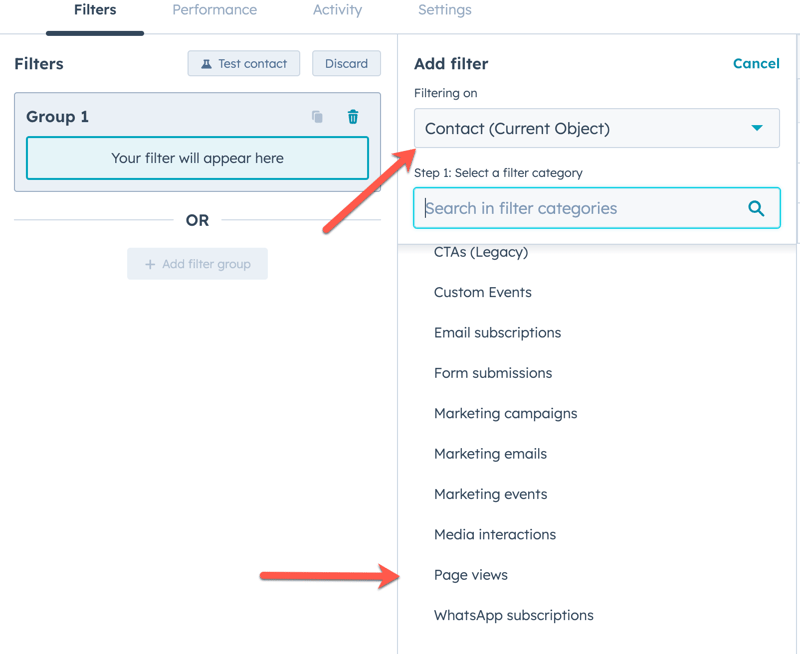 page-view-list-filter