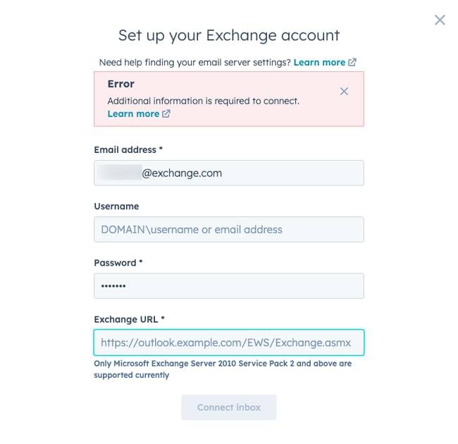 error-in-updated-exchange-login-flow