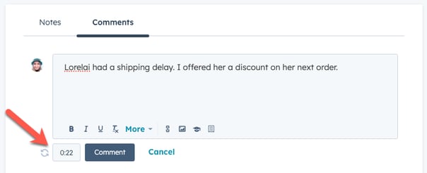 time-stamp-on-comment