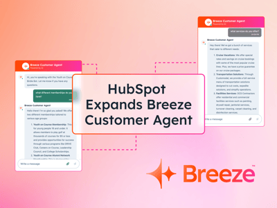 HubSpot expands Breeze Customer Agent graphic